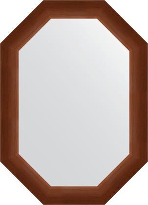 Зеркало Evoform Polygon 520x720 в багетной раме 65мм, орех BY 7073