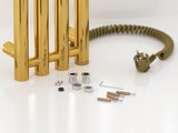 Полотенцесушитель электрический Сунержа Кантата 4.0 1500x159 правый, Золото 03-0885-1559