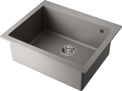 Кухонная мойка Omoikiri Bosen 61-GR, Tetogranit, leningrad grey 4993557