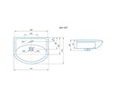 Умывальник для мебели Санта Kirovit Уют 615x470, белый Уют60