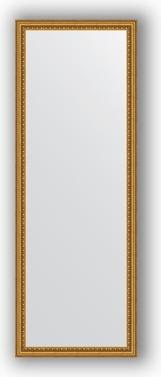 Зеркало Evoform Definite 520x1420 в багетной раме 46мм, бусы золотые BY 1067