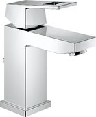 Смеситель однорычажный с донным клапаном для раковины, хром Grohe EUROCUBE 23127000