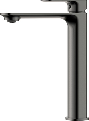 Смеситель для раковины AQUAme Monza, высокий, gun metal AQM6314GM