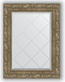 Зеркало Evoform Exclusive-G 550x720 с гравировкой, в багетной раме 85мм, виньетка античная латунь BY 4016