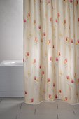 Штора для ванны Grund Yellow Tulip 180x200см жёлтая, с кольцами 12шт 2089.98.1050