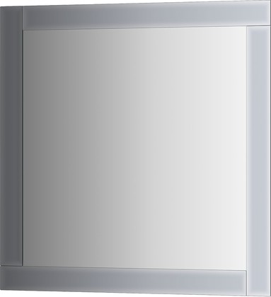 Зеркало Evoform Style 700x700 с зеркальным обрамлением, графит BY 0833