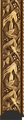 Зеркало Evoform Exclusive 1190x1790 с фацетом, в багетной раме 99мм, византия золото BY 3623