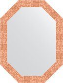 Зеркало Evoform Polygon 620x820 в багетной раме 70мм, соты медь BY 7095