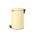 Мусорный бак с педалью Brabantia NewIcon 20л, ванильно-жёлтый 233821