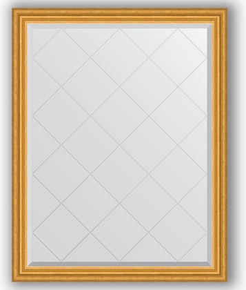 Зеркало Evoform Exclusive-G 920x1170 с гравировкой, в багетной раме 67мм, состаренное золото BY 4345