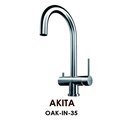 Смеситель для кухни Omoikiri Akita, кран питьевой воды, нержавеющая сталь OAK-IN-35