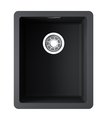 Кухонная мойка Omoikiri Kata 34-U-BL, Artgranit, чёрный 4993382