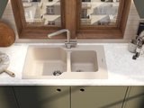 Кухонная мойка Omoikiri Maru 86-2-CH без крыла, Tetogranit, шампань 4993291