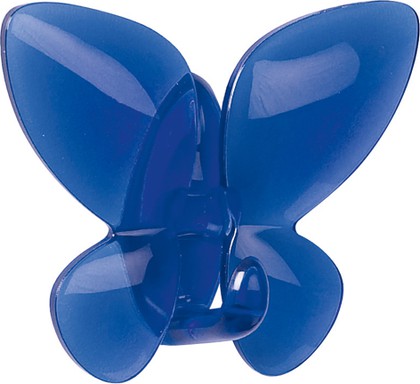 Крючок для полотенец Spirella Mariposa, самоклеящийся, синий 1013948