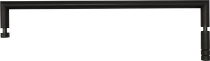 Полотенцедержатель Bemeta Dark 600, для стеклянной двери, матовый чёрный 104204320
