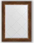 Зеркало Evoform Exclusive-G 760x1040 с гравировкой, в багетной раме 88мм, римская бронза BY 4191