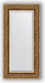 Зеркало Evoform Exclusive 590x1190 с фацетом, в багетной раме 101мм, вензель бронзовый BY 3500