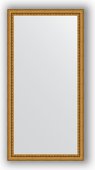 Зеркало Evoform Definite 520x1020 в багетной раме 46мм, бусы золотые BY 1052
