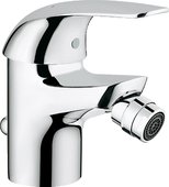 Смеситель однорычажный с донным клапаном для биде, хром Grohe EUROECO 32737000