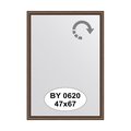 Зеркало Evoform Definite 480x680 в багетной раме 22мм, орех BY 0620