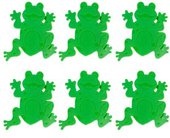 Декор для ванной Spirella Frogtime, 13x13см, антискользящий, зелёный 1009695