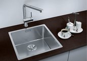 Кухонная мойка Blanco Andano 400-IF, отводная арматура, полированная сталь 522957