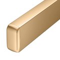 Полотенцедержатель Keuco Collection Moll 450мм, двойной, неповоротный, латунь шлифованная 12718 250000