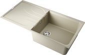 Кухонная мойка Omoikiri Yasugata 100-BE Tetogranit, ваниль 4993845