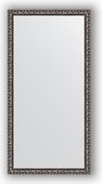 Зеркало Evoform Definite 500x1000 в багетной раме 38мм, чёрненое серебро BY 1048