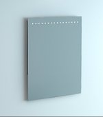 Зеркало настенное 60x70см с фацетом, подсветкой и сенсорным выключателем Verona AREA AR701