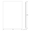 Зеркало с фацетом Defesto Glow 70x100, LED подсветка, без выключателя, тёплый белый свет DF 2519