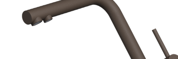 Комплект смеситель+фильтр Omoikiri Nagano-GR-P + Pure drop Lite, espresso 4500.8028P