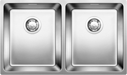 Кухонная мойка без крыла, нержавеющая сталь зеркальной полировки Blanco Andano 340/340-U 520824