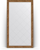 Зеркало Evoform Exclusive-G Floor 1100x2000 пристенное напольное, с гравировкой, в багетной раме 85мм, виньетка бронзовая BY 6352