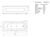 Ванна акриловая Aquatek Оберон 180x80, только ванна, без комплектующих OBR180-0000141