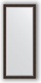 Зеркало Evoform Exclusive 710x1610 с фацетом, в багетной раме 62мм, палисандр BY 1204