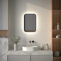 Зеркало с окантовкой Defesto Aura 40x60, LED подсветка, ИК-выключатель, нейтральный белый свет DF 2962R