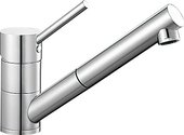 Компактный кухонный смеситель с выдвижным изливом, хром Blanco ANTAS-S 515348