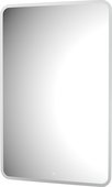 Зеркало с матированием и LED-подсветкой Defesto, 38W, 80x120см, сенсорный выключатель, нейтральный белый свет DF 3810S