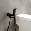 Комплект для гигиенического душа Aquatek Альфа встроенный, матовый чёрный AQ1919MB