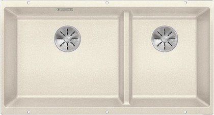 Кухонная мойка Blanco Subline 480/320-U, отводная арматура, жасмин 523589