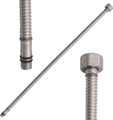 Гибкая подводка смесителя RAV Slezak, M10x1 x G3/8", длина 40см, cильфоновая стальная, 1шт, хром IT0438