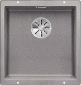 Кухонная мойка Blanco Subline 400-U, отводная арматура, алюметаллик 523424