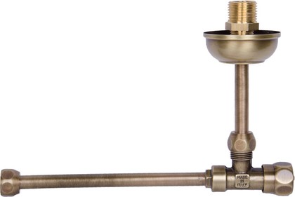 Угловой кран Simas Accessori, для подключения воды к бачку унитаза, бронза 120006br