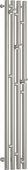 Полотенцесушитель электрический Сунержа Кантата 3.0 1200х159 левый, полированная сталь 00-5846-1216