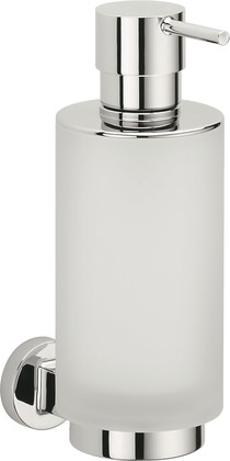 Дозатор для жидкого мыла Colombo Nordic настенный, стекло, хром B9323
