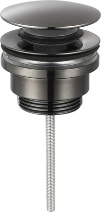 Донный клапан без перелива AQUAme, Gun metal AQM7003GM
