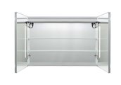 Шкаф зеркало для ванной Aquatek круговая подсветка, 1000x700x133 AQ7104-MLC