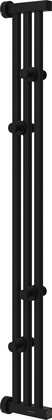 Полотенцесушитель электрический Сунержа, ЭПС Хорда 4.0, 1200x166, матовый чёрный 31-0834-1200