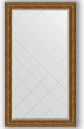 Зеркало Evoform Exclusive-G 990x1740 с гравировкой, в багетной раме 99мм, травлёная бронза BY 4419